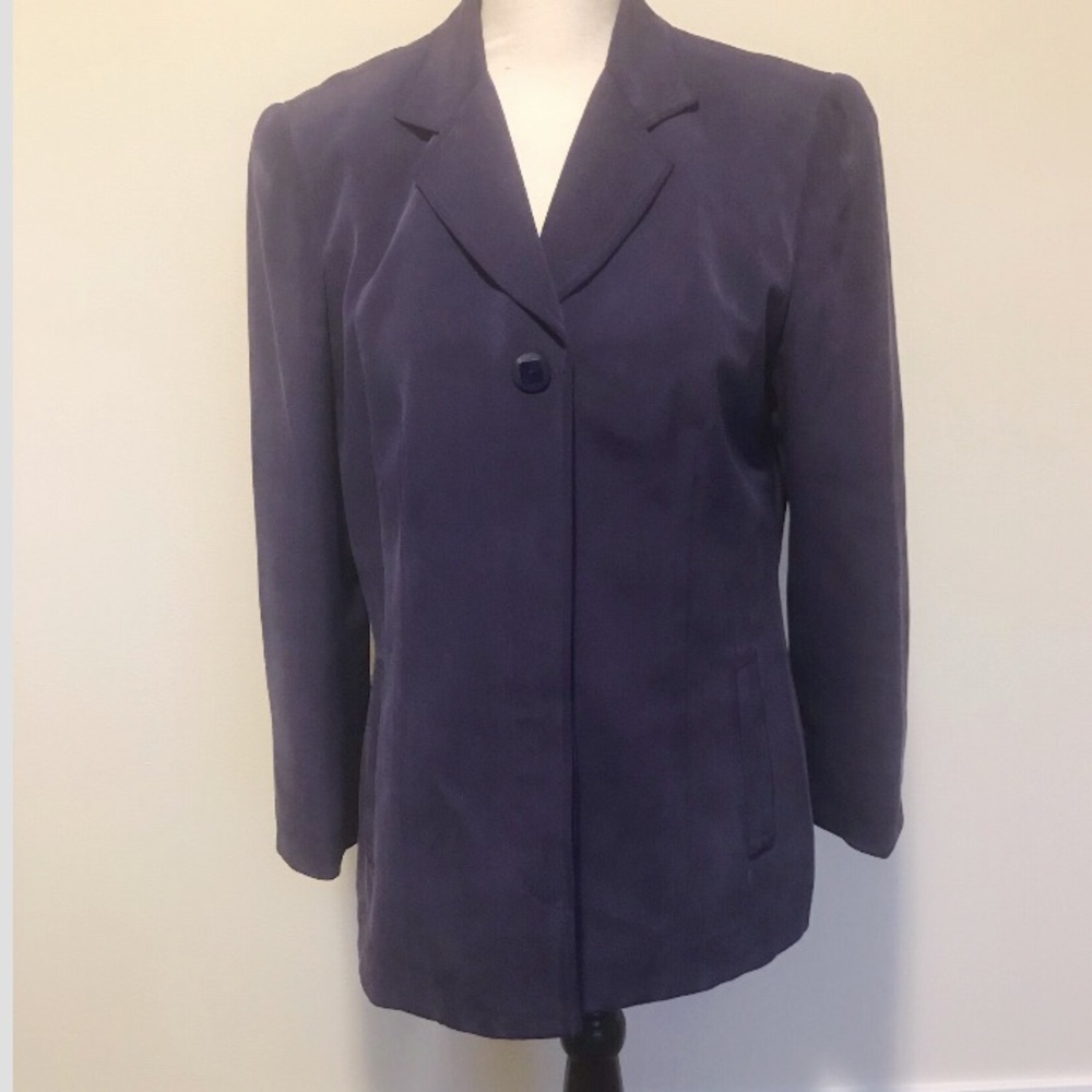 Liz Claiborne Purple Business Blazer